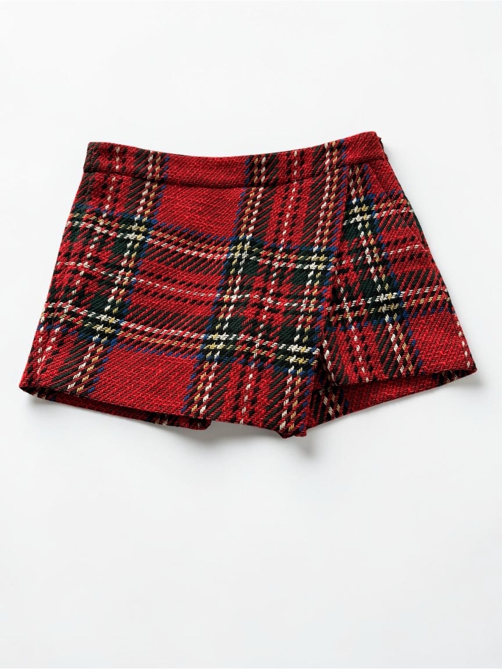 Barbara Bui Défilé Hiver 2016 Plaid Skort Shorts – Size 36